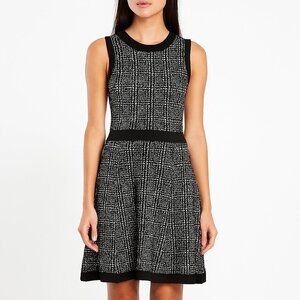 Kate Spade Black and White Midi Dress